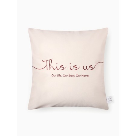 A set of decorative pillowcases Ethel "Oour Home", 4 pcs, 40*40 cm, velor-6