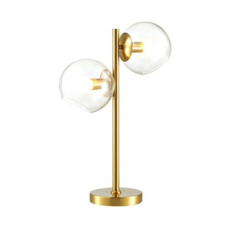 Blair 2x60W desktop E14 brass