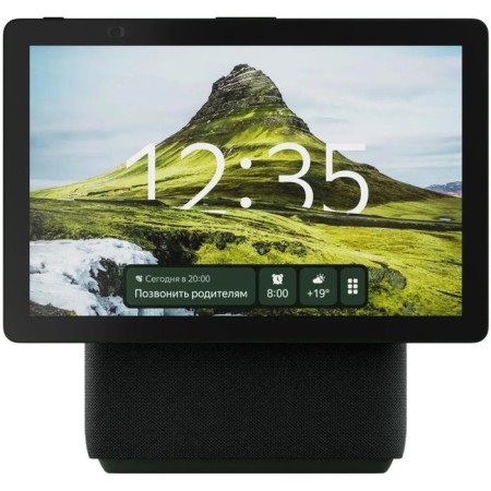 Smart column "Yandex Station Duo Max", Voice Assistant Alice, 60W, with a display, green-1