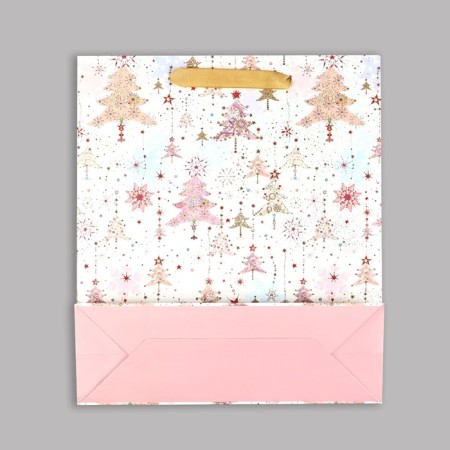 Package New Year's laminated "Christmas trees", m 30 x 26 x 9 cm, new year-4