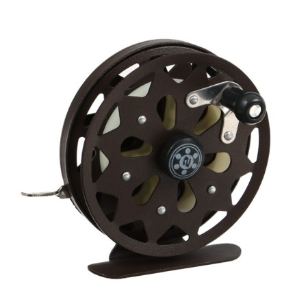 Inertial coil, metal, 2 bearings, diameter 7.5 cm, dark brown color, TL75A-5