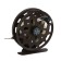 Inertial coil, metal, 2 bearings, diameter 7.5 cm, dark brown color, TL75A