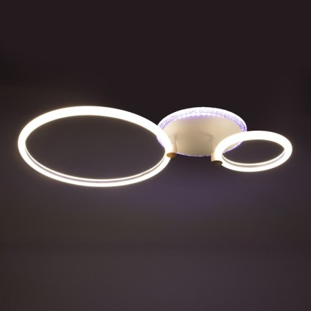 Cialogs from the remote control 1914/2 LED 68W Dimmer white 45x40x12 cm Bayerlux-2