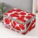 Casket for needlework "Red poppies on white" 19x26x14.5 cm