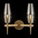 Bra Maytoni H002WL-02G, G9, 2x28 W, 140x300x300 mm, gold
