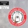 The plate "Entrance without a QR code is prohibited!" 200 × 200, adhesive base, black and white color