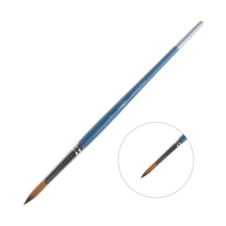 Synthetics brush, round No. 7, "gamma"