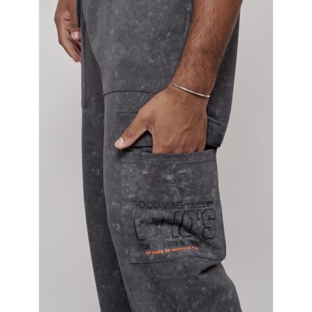 Sports male pants, size 48, gray color-14