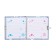 Gift notebook, 45 sheets, line, on the castle, on the crest, the cat white (13x13.5cm)