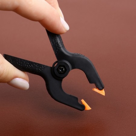 Spring clamps for skin, 6.5 × 5.5 cm, 4 pcs, black color-1