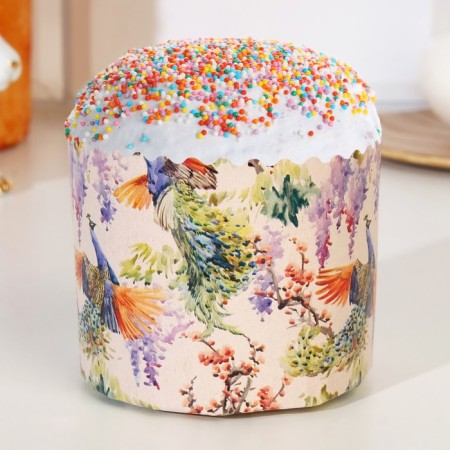 Paper form for the cake "Pavlens" 70 x 60 mm (packing 2000 pcs)