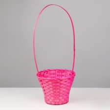 Wicker basket, bamboo, 23 x 17/53cm