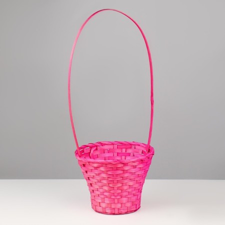 Wicker basket, bamboo, 23 x 17/53cm