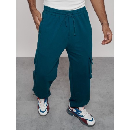 Sports male pants, size 50, blue color-21