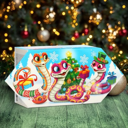 New Year. New Year's gift of candy "snakes", 300 g