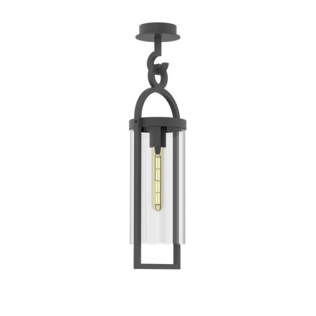 Street lamp Mantra Maya, E27, 1x20W, 175x145x620 mm, dark gray color