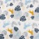Satin fabric "Leopard" Tsv. Goluboy, Ш.160 cm, 100% cotton, 160 g/m2