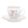 A cup of 170 ml with a saucer 140 mm high bernadotte, decor "Wild rose, gold layer", 170 ml