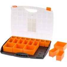 Organizer with STELS 90725, 425 x 330 x 60 mm containers, plastic