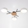 Chandelier 1319/3wt LED 72W 3000-6000k white 71x55x5 cm