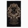 The towel Named Tensor Ethel "Yuri" is black, 50x90cm, 100% cotton, 420g/m2