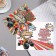 Postcard "Happy birthday! 11" Congrev, embossing, 12.5x19.4 cm