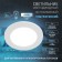 Lamp built -in era LED, IP20, 6W, 118 mm, 6500k, 210lm, white color