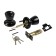 Latch 1203, with a key, glossy black color
