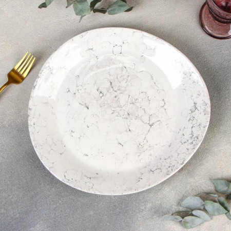 Porcelain plate Bolla Bianca, 30 × 28 cm, h = 3 cm