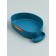Herble germiner to cats "fish", with seeds, 18 x 12 x 4 cm, blue/blue