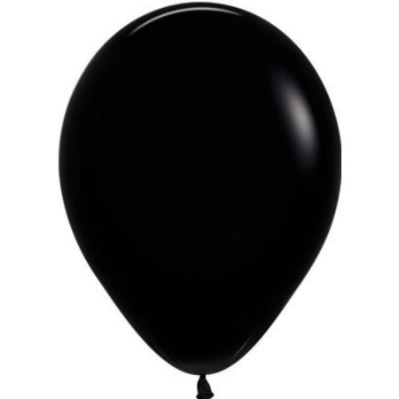 Latex ball 12 ", pastel, set 50 pcs., Black color