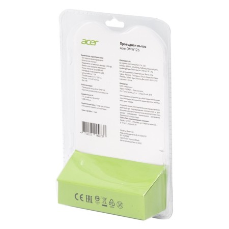Acer OMW126 Black Optical Mouse (1000DPI) USB (2but)-8