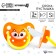 Nipple - dummy silicone orthodontic "fox", from 3 months.