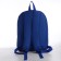 School textile school with print on the upper part Light, 38x29x11 cm, blue color is blue