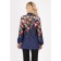 Female blouse, size 46, blue color