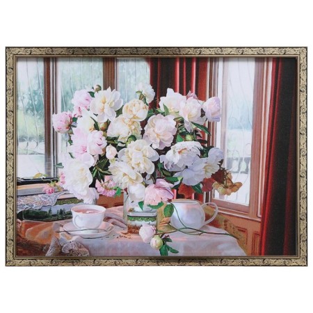Picture "Bouquet on the table" 56*76 cm, frame mix-8