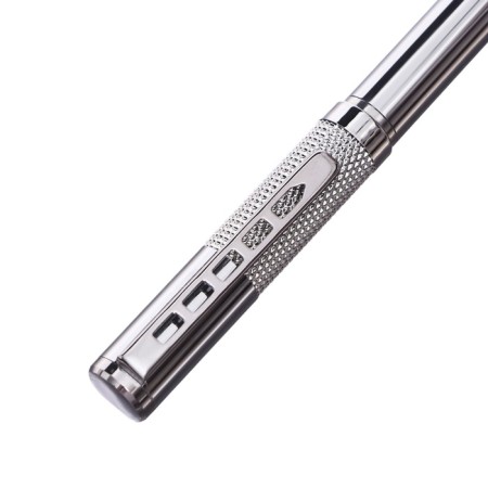 Handle Gift ball in the leatherette case rotary style hull silver-3