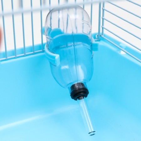 A cage for small rodents "Pijon", with a filling, 23 x 17 x 40 cm, blue-8