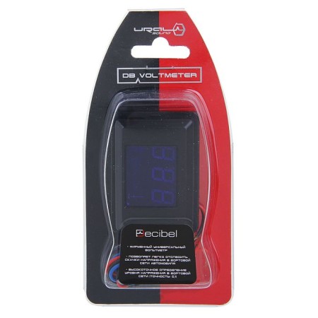 Voltmeter Ural DB, Conclusions 2.5 cm, ABS plastic, up to 15.6 V-2