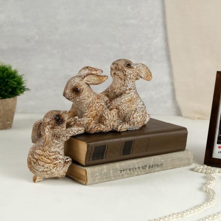 Souvenir Polystone "Friendly Zaychat" 19x23x7.5 cm-1