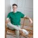 Male T -shirt, size 48, green color