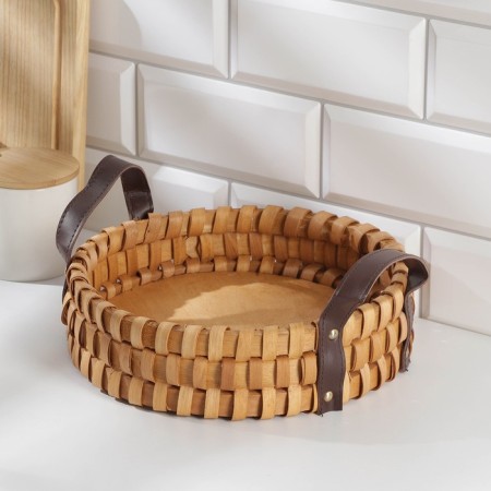 Breakfast Breeds Breakfast Prints “array”, with handles made of artificial leather, d = 25 cm-1