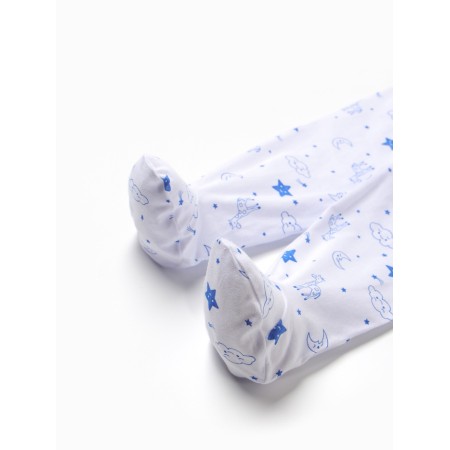 Children's sliders "giraffes", white/blue color, height 74-2