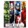 Notebook in a line of 24 sheets, 5 types of mix, cover covering cardboard, avengers