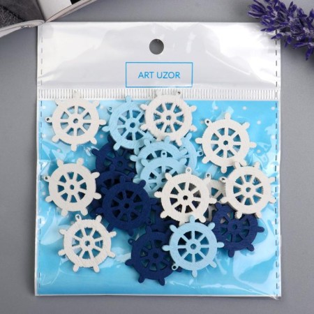 Decor for creativity tree "Speech/anchor" (set of 20 pcs) mix 13x10 cm-3