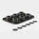 The form for baking the share "Jacqueline. Circle ”, 26 × 18 × 3 cm, 6 cells, a removable bottom, anti -stick coating, black color