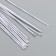 Wire for creativity "Florico" 1.2 mm, 12 pcs, 40 cm, in paper braid, white