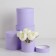 Set of hats 4 in 1 "Bright Lilac" 21 x 21 x 21-4 x 14 x 14 cm