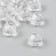 Beads for creativity plastic "Balls with different faces - crystal" set of 20 g 1.4x1.3 cm