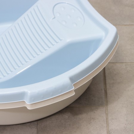 Round pelvis for washing "hostess", 10 l, color mix-5